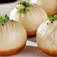 Pan-Fried Pork Buns (4 pcs) · 生煎包 (4)