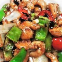 Shrimp with Black Bean Sauce · 豆豉虾
