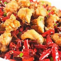Deep-Fried Diced Chicken in Chili Sauce · 重庆辣子鸡丁 Spicy