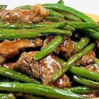 Beef with String Bean · 四季豆牛