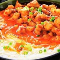 Spicy Pork Noodle Soup · 上海辣肉面 Spicy