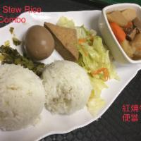 D8. Beef Stew Rice Combo Meal · 紅燒牛腩便當