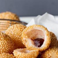 Sesame Balls · 8 pieces, filled with red bean paste