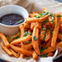 Sweet Potato Fries · Fried sweet potatoes. 