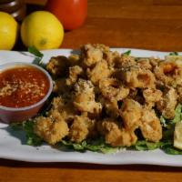 Fried Calamari · Served with ranch.