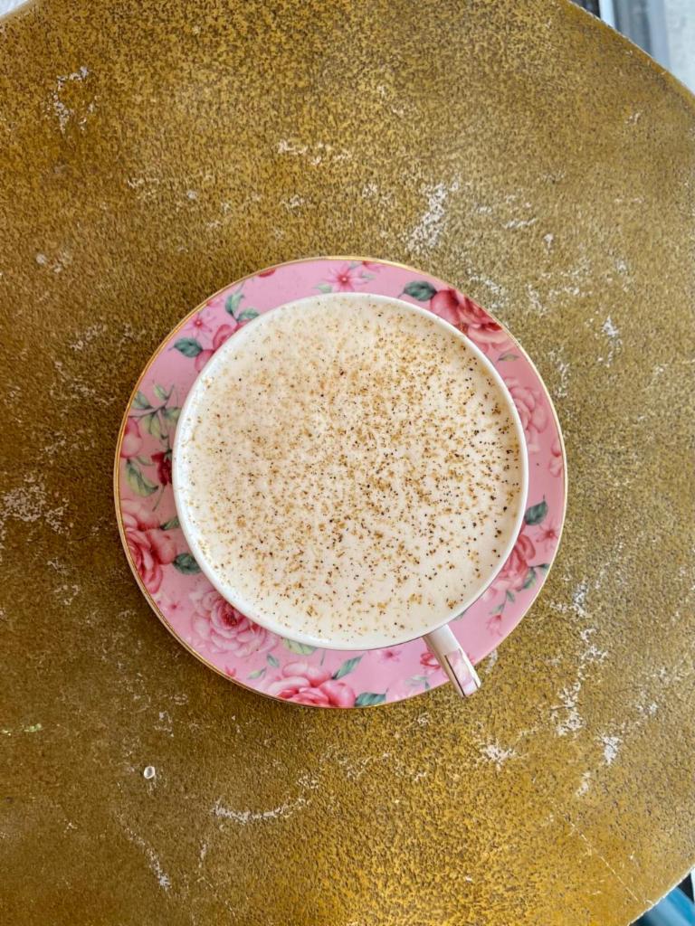 Chai Latte · Hidden Grounds staple chai latte made with our magic chai concentrate and steamed milk