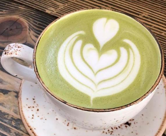 Matcha Latte · Green Tea Powder sweetened with Vanilla and Steamed milk.