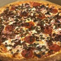 Meat Lovers Pizza · Pepperoni, Bacon, Sausage, & Ham