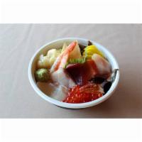 Premium Chirashi Delivery · Premium Chirashi with Tuna, Ikura, Yellowtail, Salmon, Scallop, Whitefish, Albacore, Shrimp,...