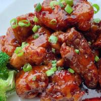 Mandarin Crispy Chicken · Dry-fried Chicken with House Special Chili Sauce
