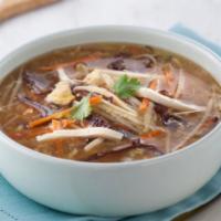 Hot and Sour Soup · Served spicy.