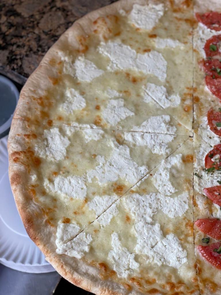 White Pizza · Ricotta and mozzarella cheese. 