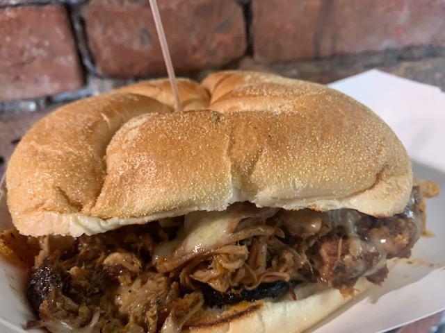 Pulled Pork Sandwich · Our famous pork sandwich from our smoker.