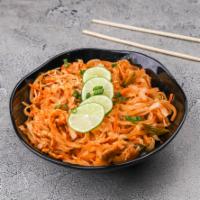 22. Pad Thai · Choice of beef, chicken, shrimps, combo or vegetable. Hot and spicy.