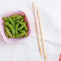 Edamame · Soy bean and lightly salted.