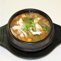 Soy Bean Paste Soup with Beef Brisket 차돌된장찌게 · 
