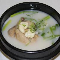 Ginseng Chicken Soup 삼계탕 · Savory soup with a poultry base.