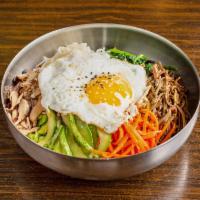 Bibimbap 비빔밥 · Healthy yet filling!  All ingredients are made in small batch to keep freshness.  