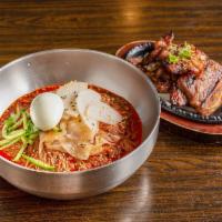 Spicy Buckwheat Noodle 비빔냉면 · Spicy Cold Buckwheat Noodle 