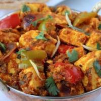 Kadai Paneer · Indian Cottage Cheese (aka Paneer) cooked with bell peppers, seasoned with exotic Kadai spic...