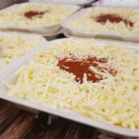 Espaguetis Napolitano · Espaguetis, Queso & Salsa de Tomate