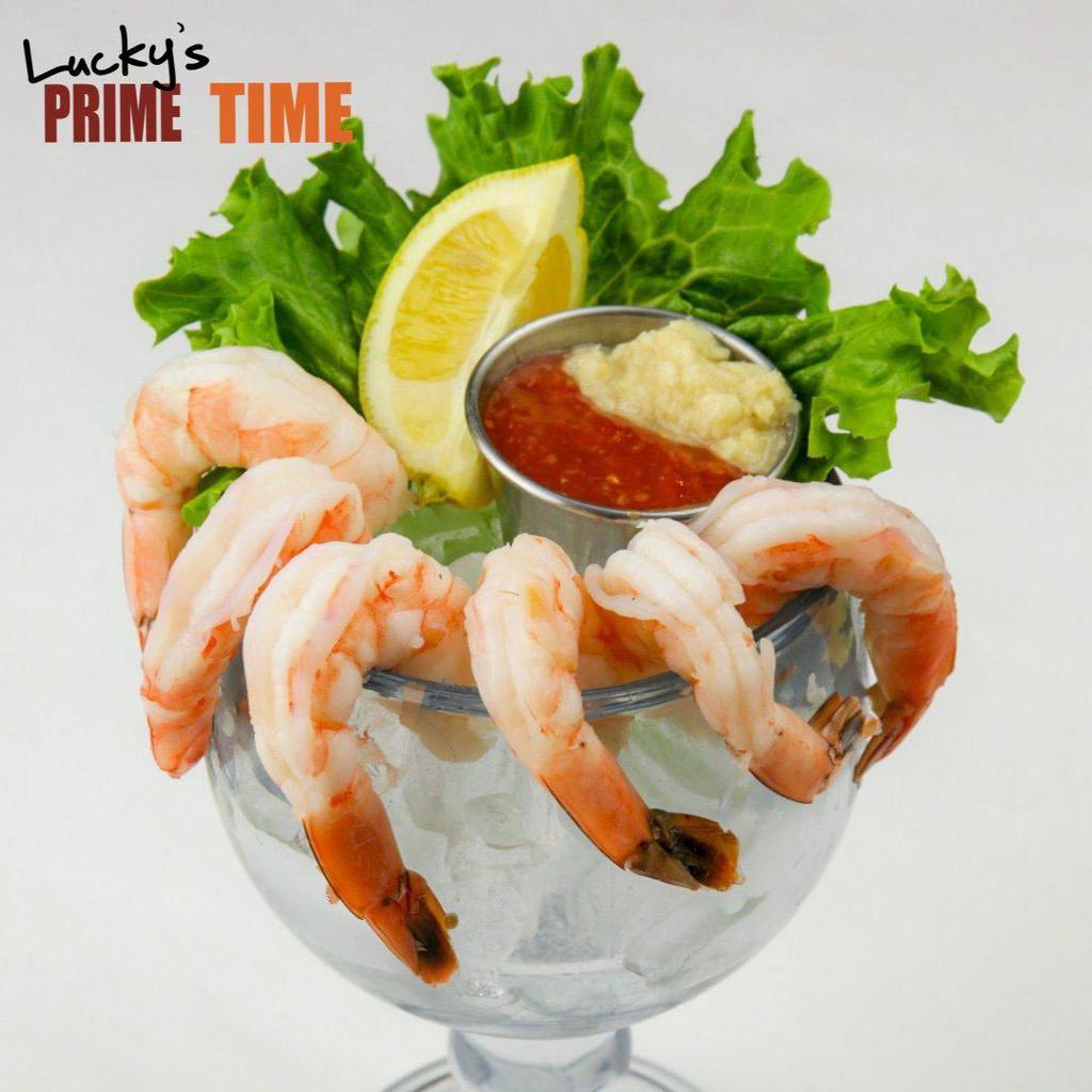 Shrimp Cocktail  · 6 large shrimp served chilled with cocktail sauce.
