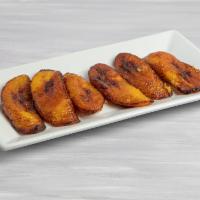 Platanos Maduros · Fried ripe sweet plantains.