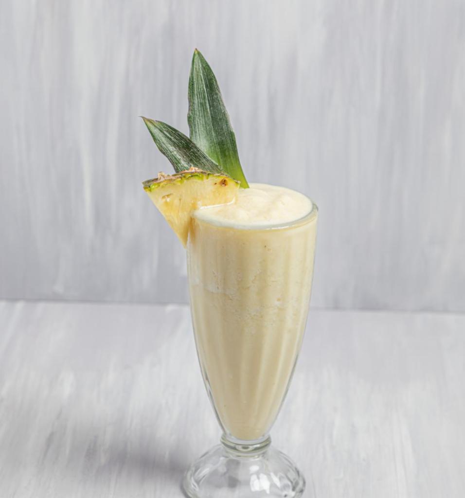 Pina Colada Inocente · Creamy frozen pineapple and coconut milk.