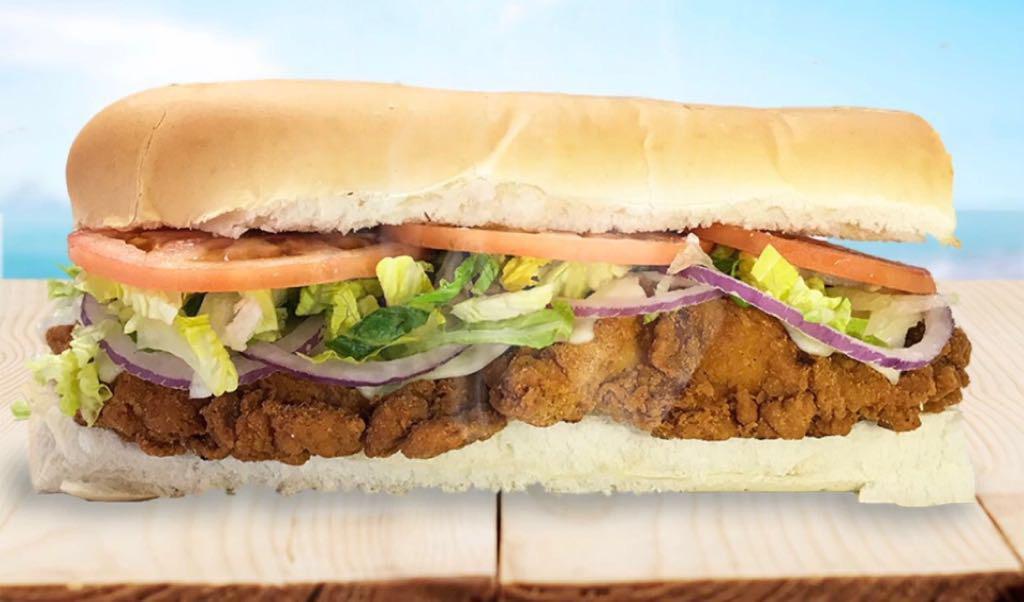Sarussi Chicken Tender Sandwich · Fried chicken tenders, mozzarella cheese, red onions, lettuce , tomatoes and honey mustard dressing.