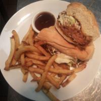 BBQ Pulled Pork Torpedo Sandwich · Slow and low cooked BBQ pulled pork, hand-tossed with either habanero BBQ sauce or Kansas Ci...