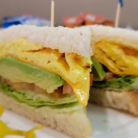 Avocado & Egg Sandwich · Avocado, Egg, Lettuce, Tomato, American Cheese, Mayonnaise