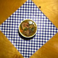 Beef Soup / sancocho · Served with rice. Delicious Dominican Sancocho with Chicken, beef and pork