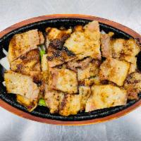 Miso Pork Belly · Grilled pork belly marinated in miso paste.
