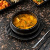 Kimchi Jjigae · Kimchi stew. Spicy.