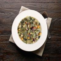 Cup Organic Garden Vegetable Soup (v) (90 Cal) · This updated classic recipe features a dozen hearty, certified-organic ingredients: cabbage,...