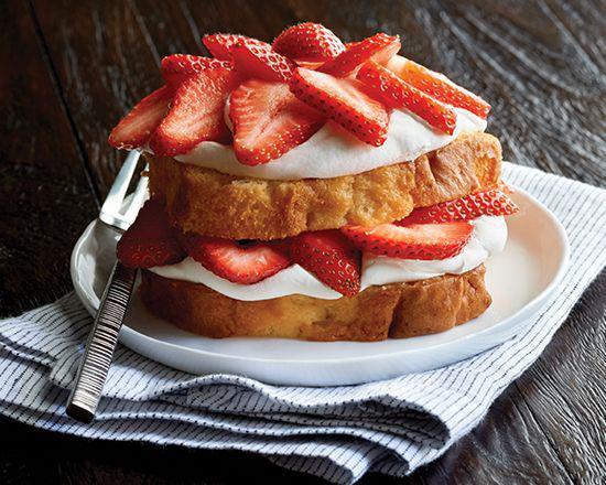 Strawberry Shortcake · Luscious layers of pound cake, real whipped cream and fresh strawberries.