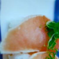 Shiro (White Tuna) Maguro Nigiri · Albacore tuna.  2 pcs