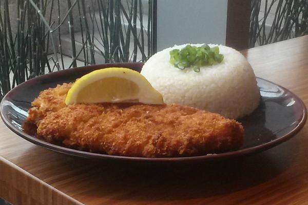 Fish Cutlet Curry · Panko-crusted fish cutlet served with with a bowl of our authentic curry.