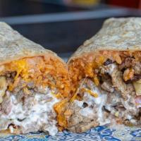 Build Your Own Burrito · Choice of ingredients and meat.