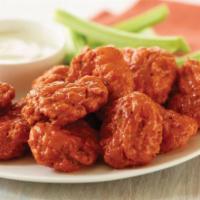 Boneless Wings · Lightly breaded, tender and all-white chicken. 1 sauce choice per order.