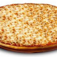 Cheese Pizza · Made with our family dough and sauce. Topped with blend of real mozzarella and provolone che...