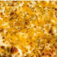 Full Moon Pizza · Extra virgin olive oil, fresh minced garlic, mozzarella, provolone, Gouda cheeses and Italia...
