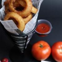 Basket Onion Rings · Onion rings, fried until perfection!