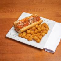 Meatball Sandwich · House made meatballs smothered with homemade marinara sauce & provolone cheese served on a c...