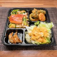 Hibachi Salmon Bento Box · 