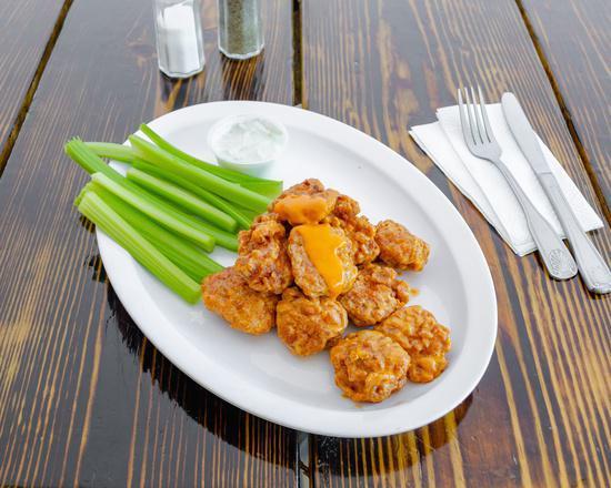Boneless Wings · White meat boneless chicken wings tossed in your choice of our sauce list