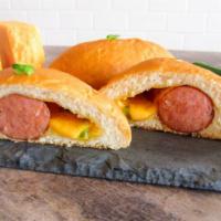 Kielbasa Cheese and Jalapeno · Falter's Fine Meats pork sausage with cheddar cheese and jalapeno.