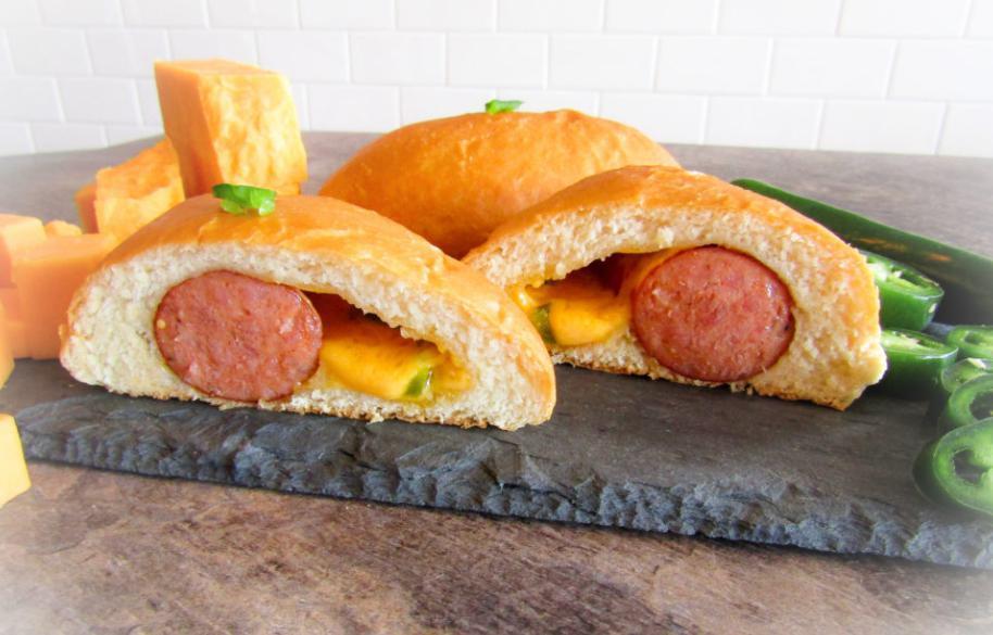 Kielbasa Cheese and Jalapeno · Falter's Fine Meats pork sausage with cheddar cheese and jalapeno.