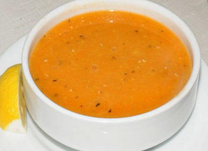 Red Lentil Soup · Subtle and exquisite flavors. Served with pita bread.