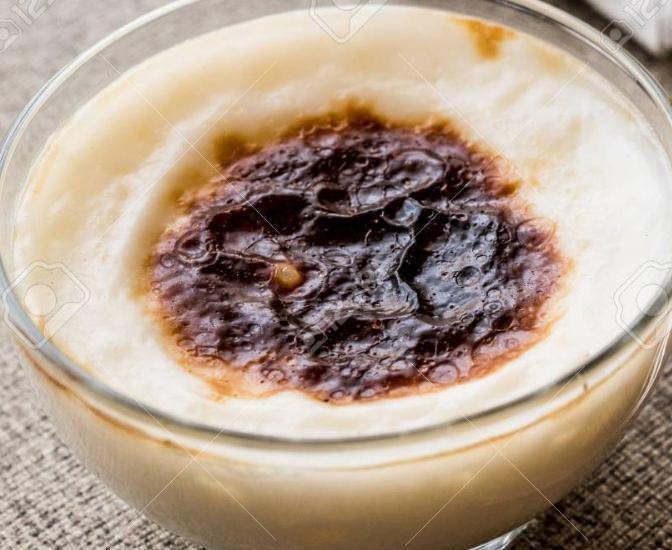 Rice Pudding · Milk pudding with rice.